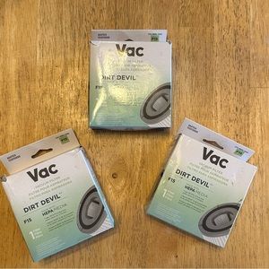 VAC Dirt Devil Style F15 lot of 3 vacuum hepa filters NEW AA47924
